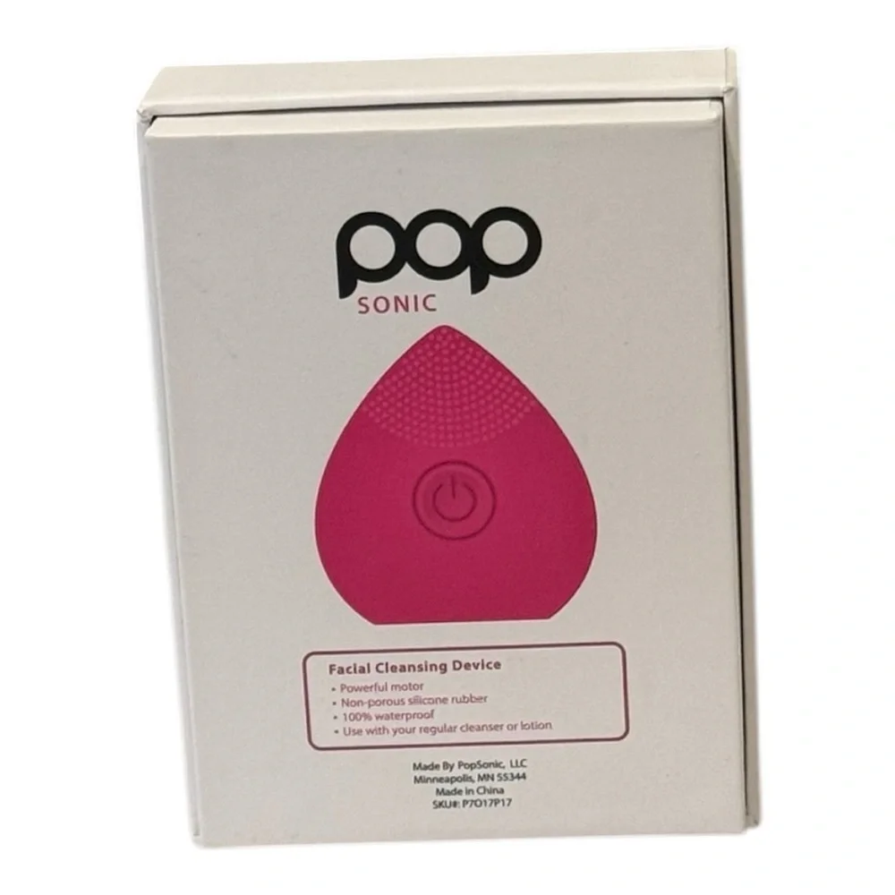 POP Sonic Leafbud Facial Cleansing Devise Pink NEW